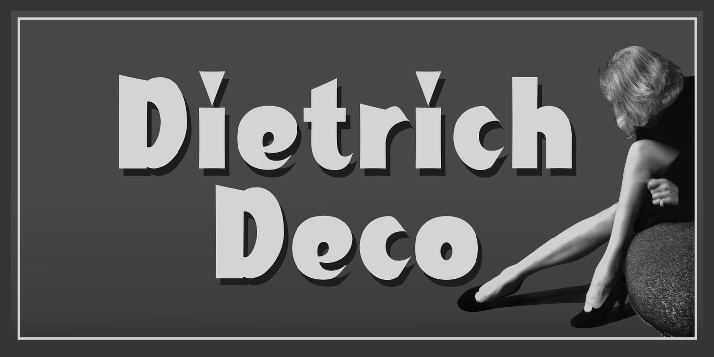 Example font Dietrich Deco #1